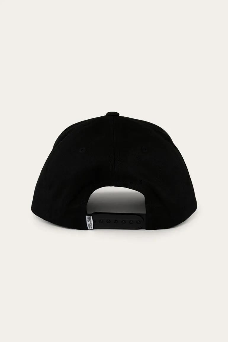Fletcher Deep Fit Baseball Cap - Black