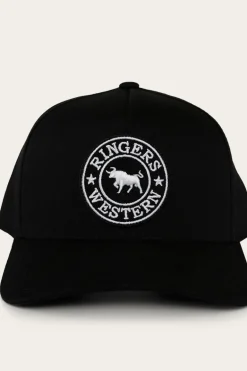 Fletcher Deep Fit Baseball Cap - Black