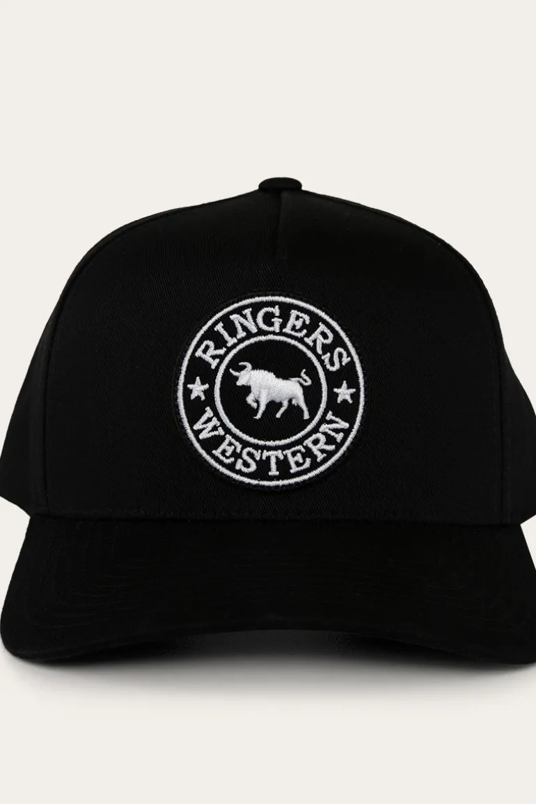 Fletcher Deep Fit Baseball Cap - Black