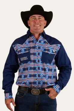 Friday Night Mens Limited Edition Work Shirt - Navy
