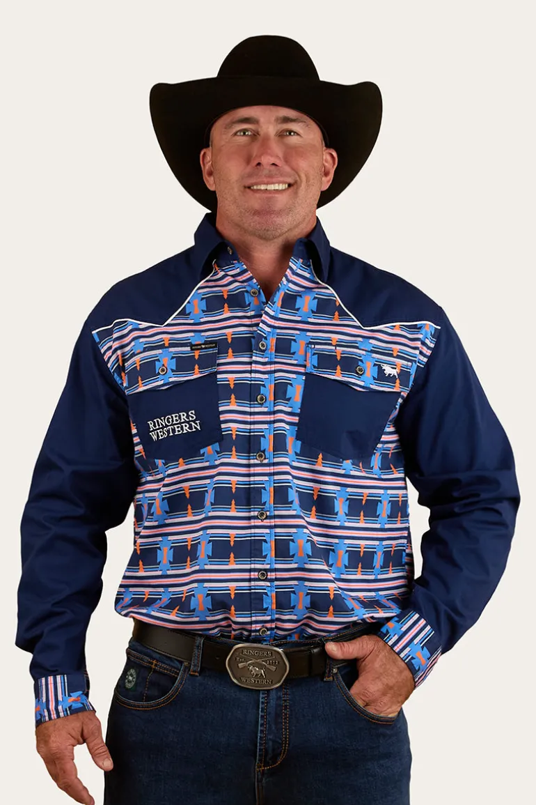 Friday Night Mens Limited Edition Work Shirt - Navy