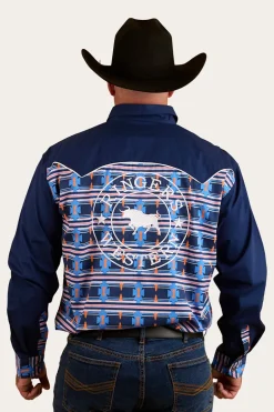 Friday Night Mens Limited Edition Work Shirt - Navy