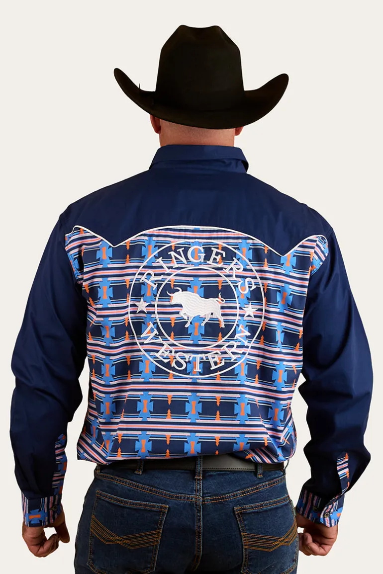 Friday Night Mens Limited Edition Work Shirt - Navy