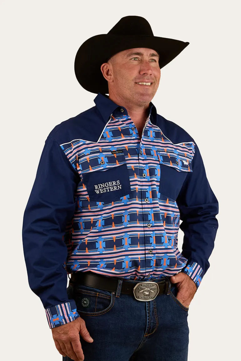 Friday Night Mens Limited Edition Work Shirt - Navy