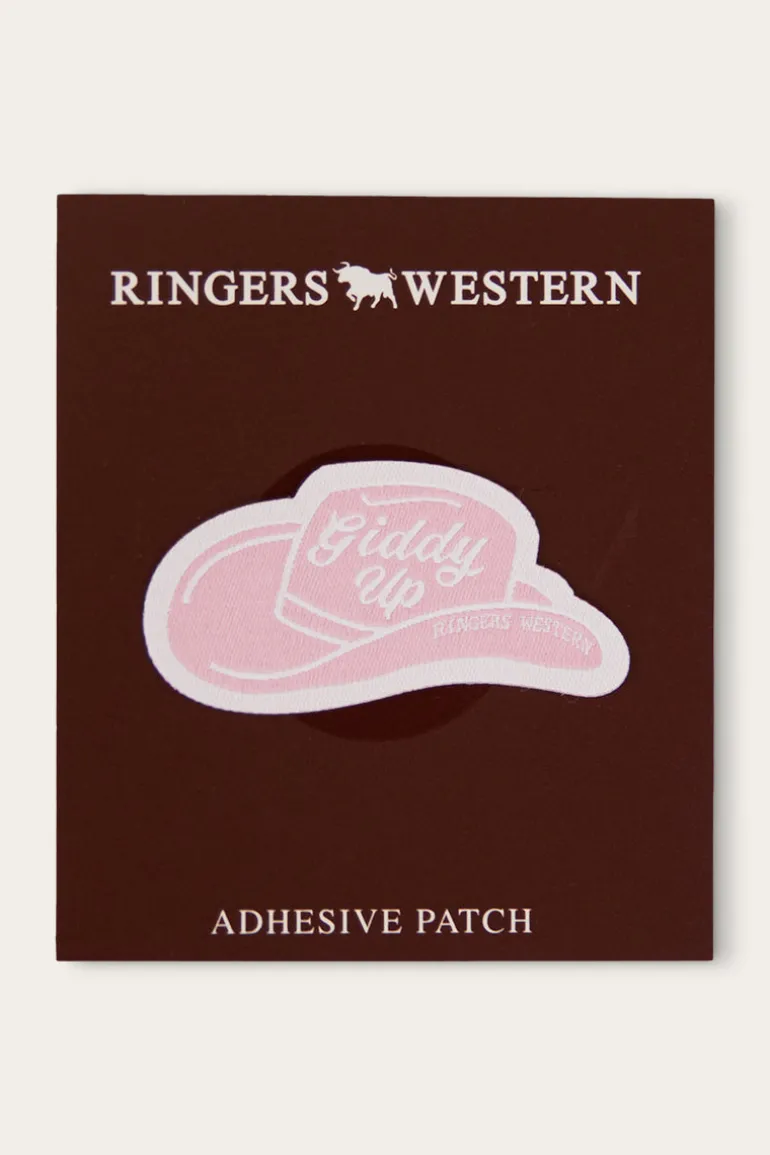 Giddy Up Patch - Pastel Pink