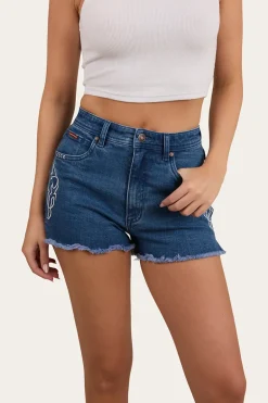 Gracie Womens Denim Short - True Blue
