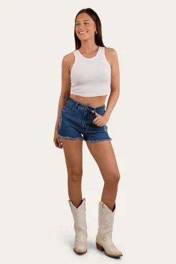 Gracie Womens Denim Short - True Blue