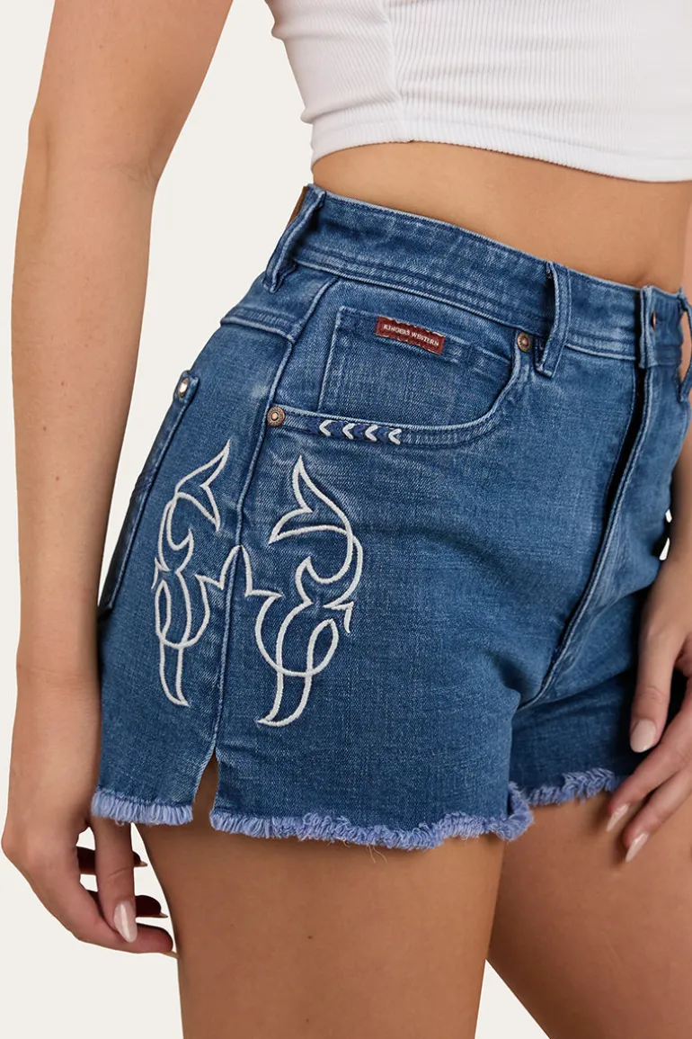 Gracie Womens Denim Short - True Blue