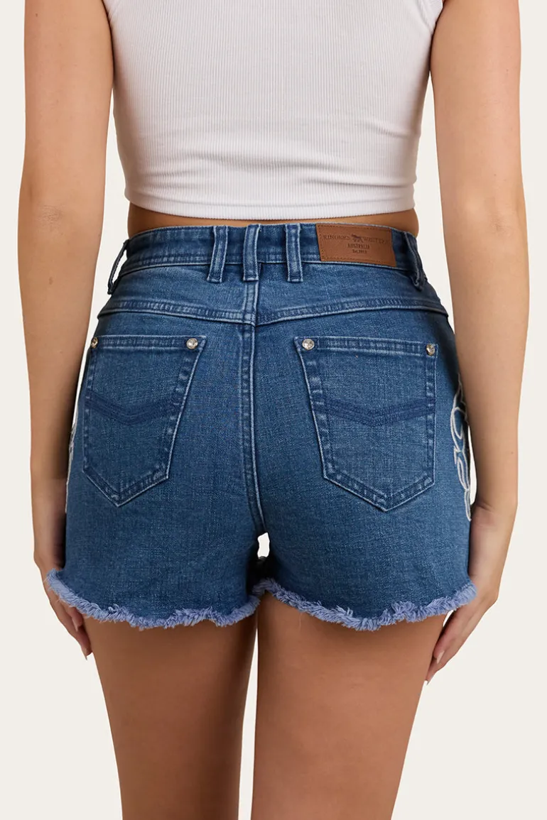 Gracie Womens Denim Short - True Blue
