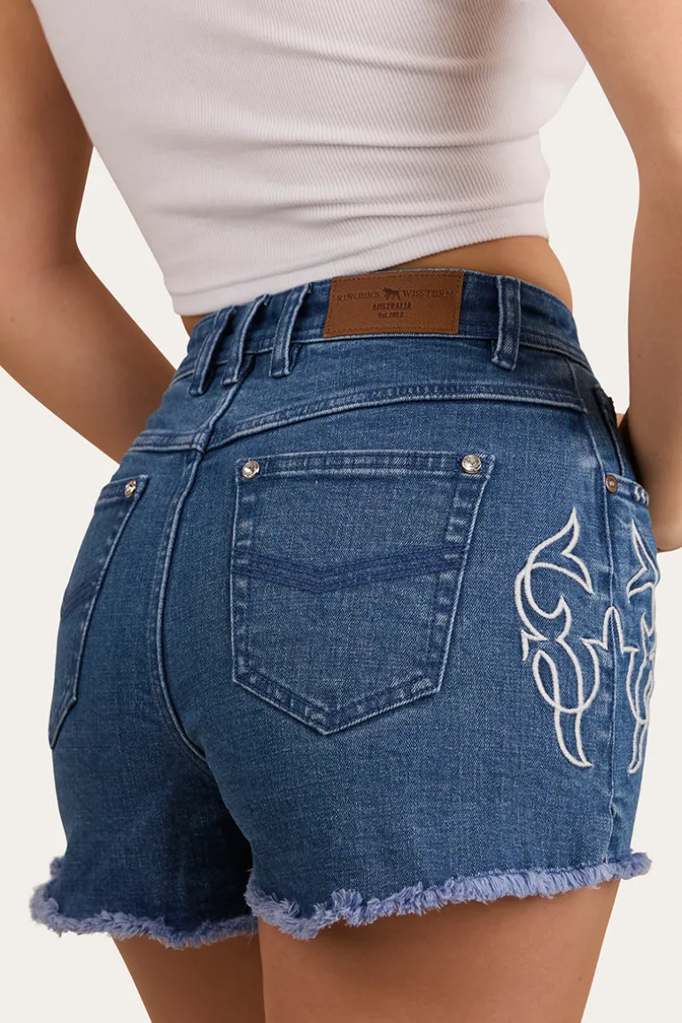 Gracie Womens Denim Short - True Blue