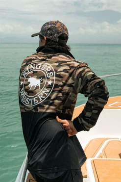 Halls Creek Unisex Fishing Jersey - Camo