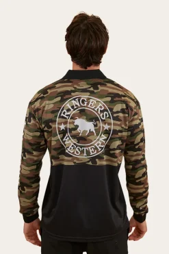 Halls Creek Unisex Fishing Jersey - Camo