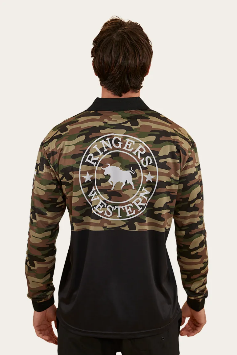 Halls Creek Unisex Fishing Jersey - Camo