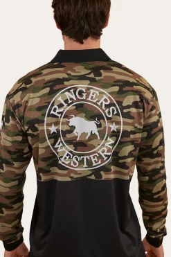 Halls Creek Unisex Fishing Jersey - Camo
