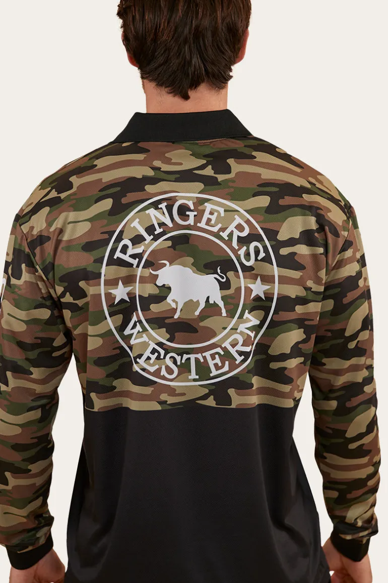 Halls Creek Unisex Fishing Jersey - Camo