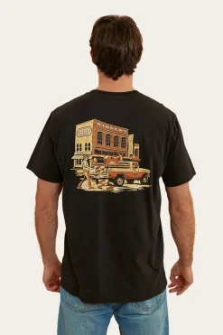 Haulin Mens Loose Fit T-Shirt - Black