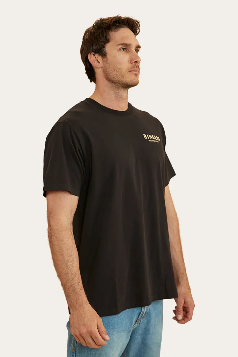 Haulin Mens Loose Fit T-Shirt - Black