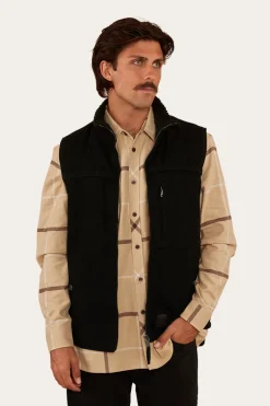 High Country Mens Vest - Black