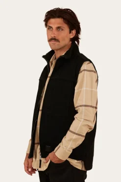 High Country Mens Vest - Black