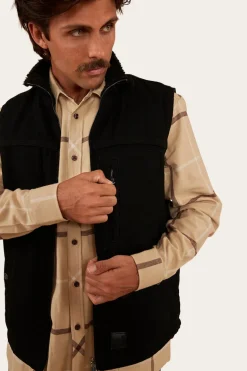 High Country Mens Vest - Black