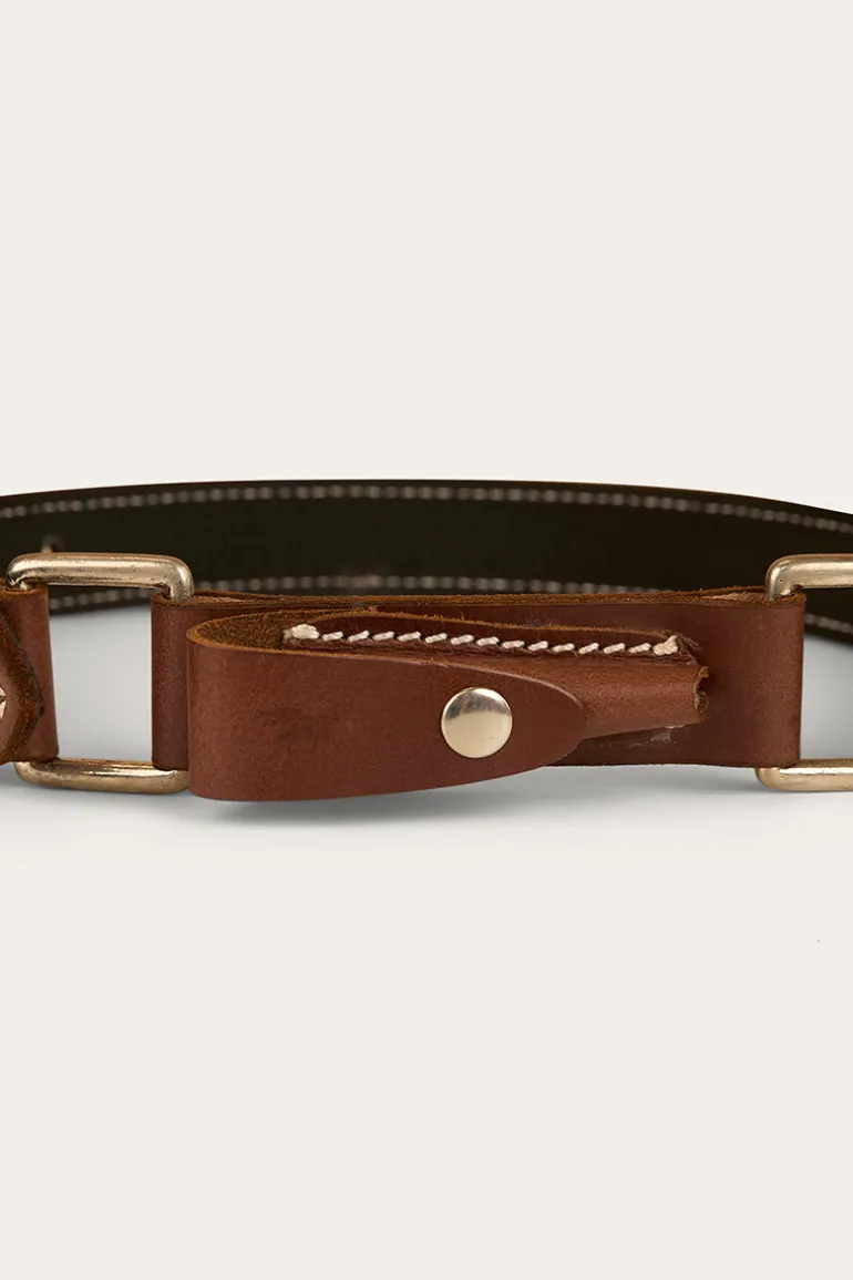 Hobble Belt - Brown / Silver