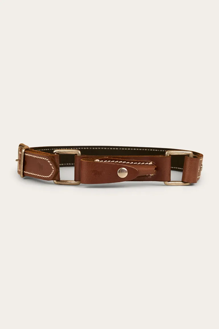 Hobble Belt - Brown / Silver
