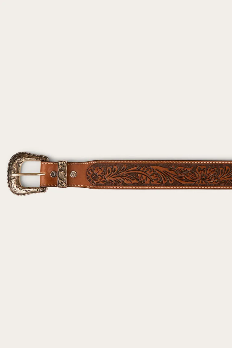 Holster Belt - Brown / Silver