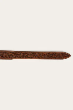 Holster Belt - Brown / Silver