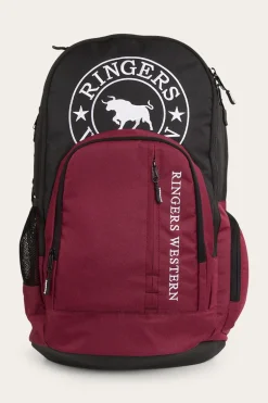 Holtze Backpack - Burgundy/Black