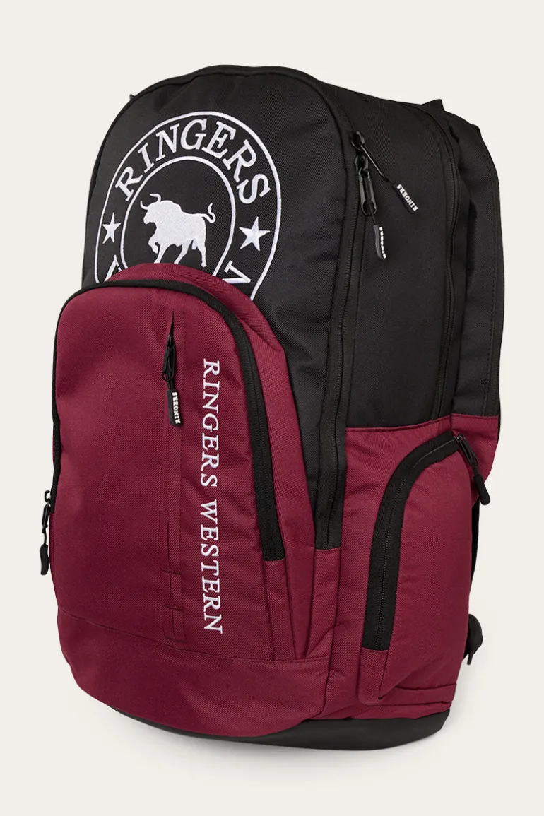 Holtze Backpack - Burgundy/Black