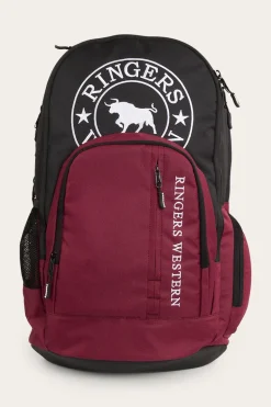 Holtze Backpack - Burgundy/Black