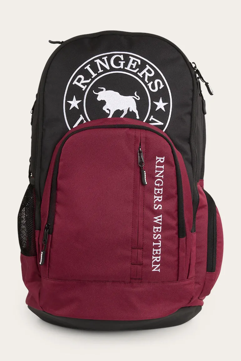 Holtze Backpack - Burgundy/Black