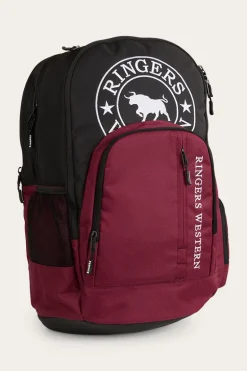 Holtze Backpack - Burgundy/Black