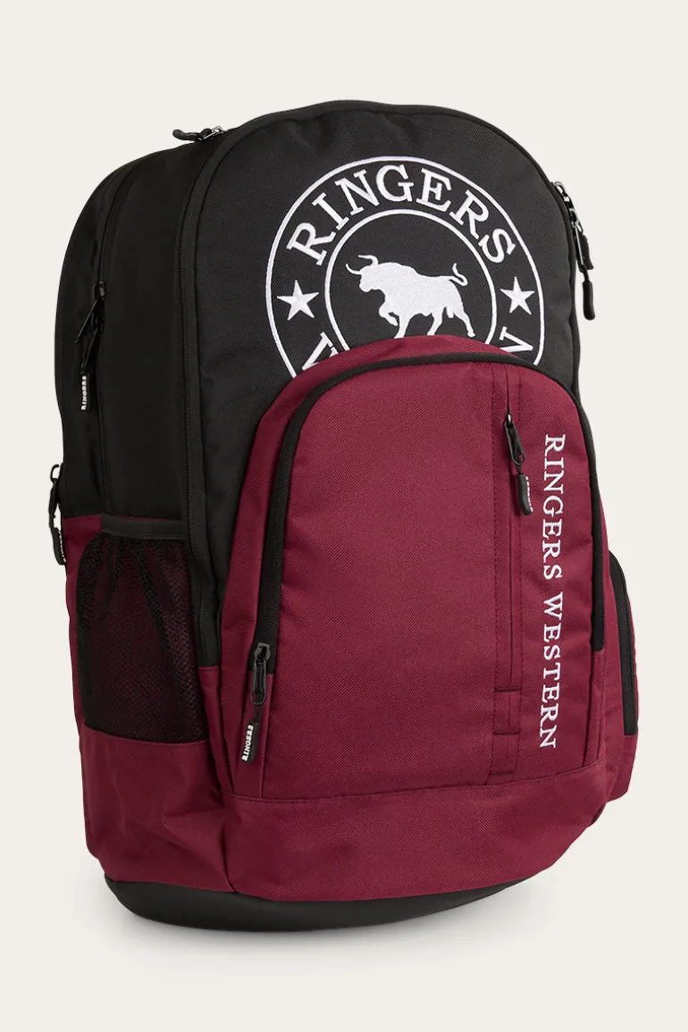 Holtze Backpack - Burgundy/Black