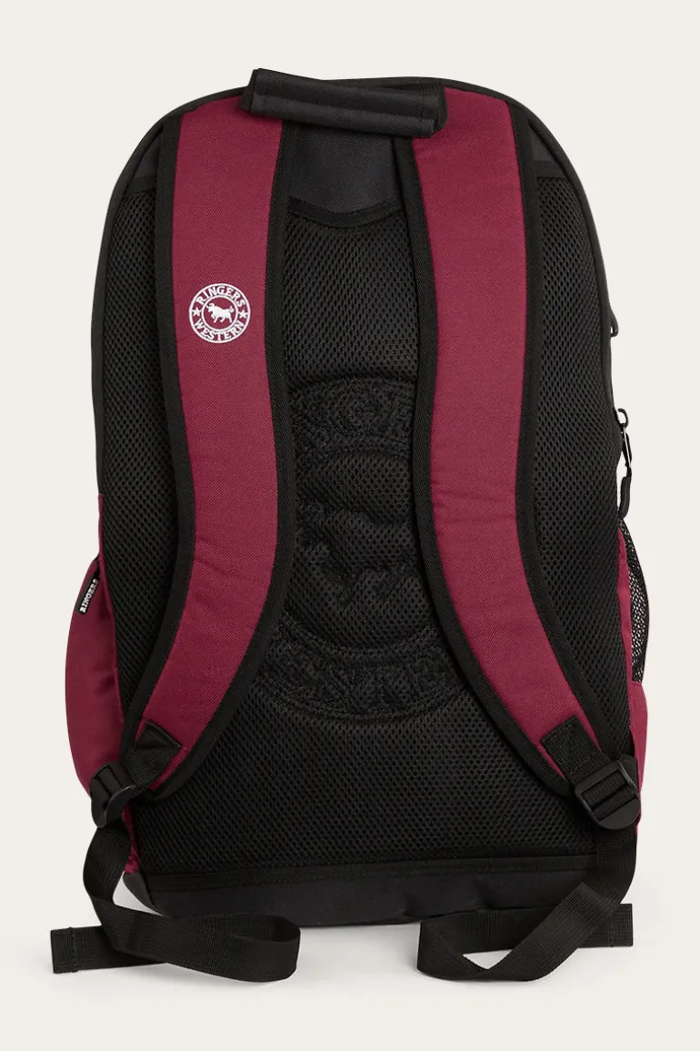 Holtze Backpack - Burgundy/Black