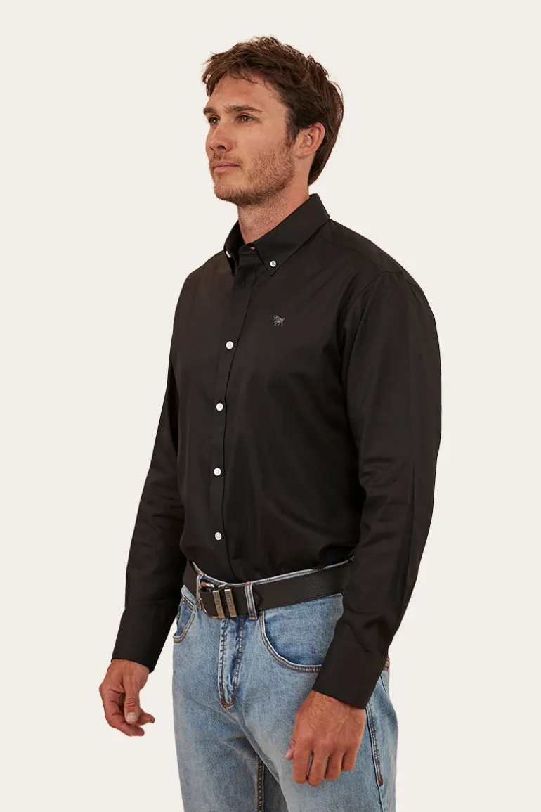 Homestead Mens Dress Shirt - Black