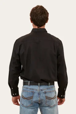 Homestead Mens Dress Shirt - Black
