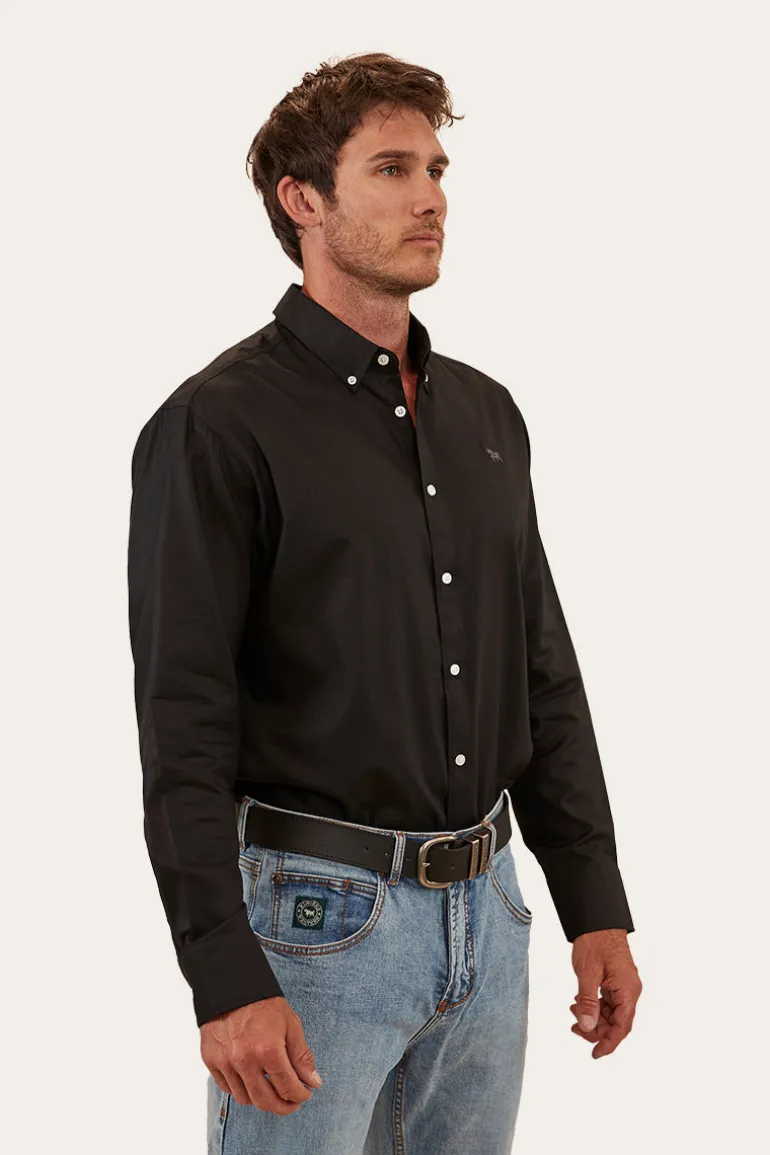 Homestead Mens Dress Shirt - Black