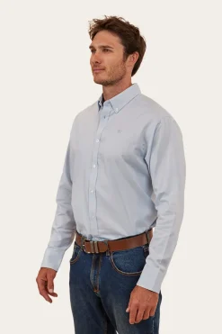 Homestead Mens Dress Shirt - Blue Chambray