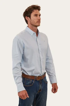 Homestead Mens Dress Shirt - Blue Chambray