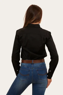 Homestead Womens Dress Shirt - Black
