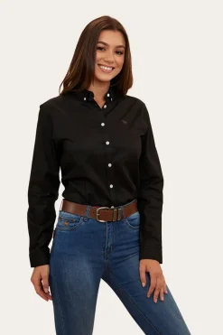 Homestead Womens Dress Shirt - Black