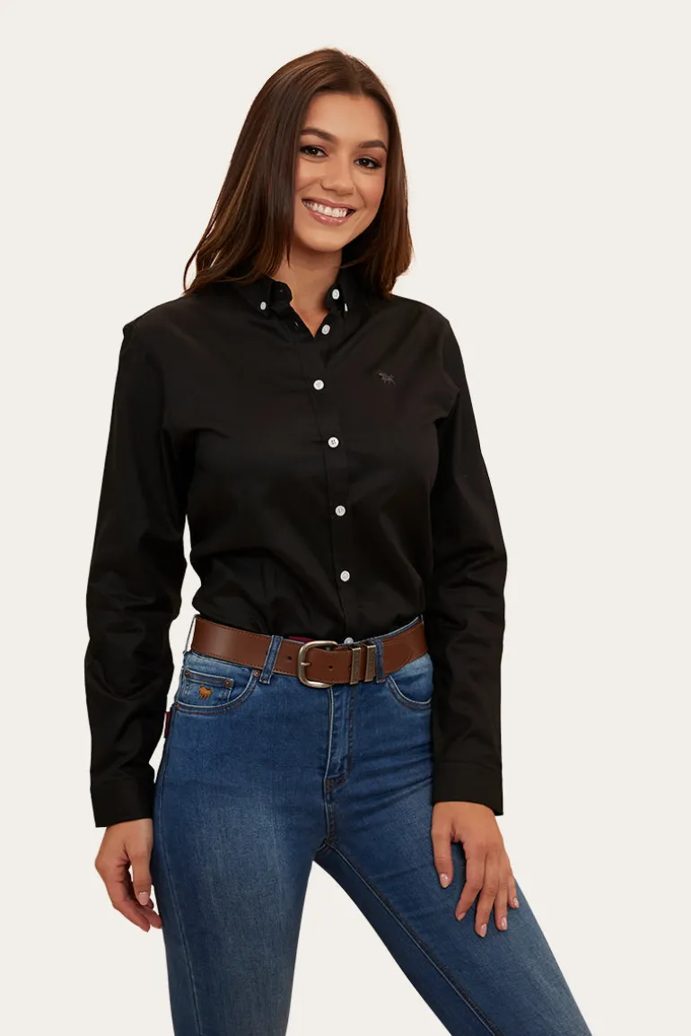 Homestead Womens Dress Shirt - Black