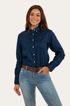 Homestead Womens Dress Shirt - Navy
