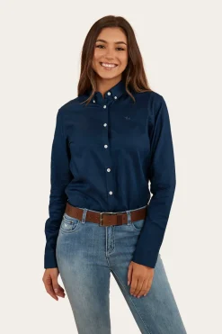 Homestead Womens Dress Shirt - Navy
