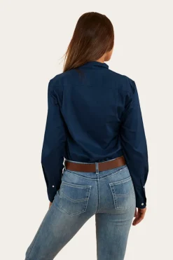 Homestead Womens Dress Shirt - Navy