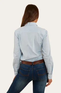 Homestead Womens Dress Shirt - Blue Chambray