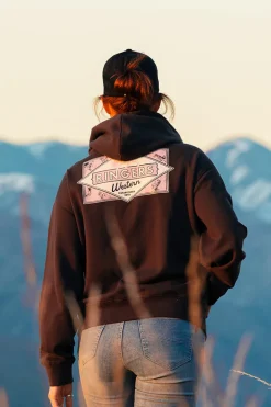 Hometown Womens Pullover Hoodie - Charcoal