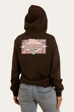 Hometown Womens Pullover Hoodie - Charcoal