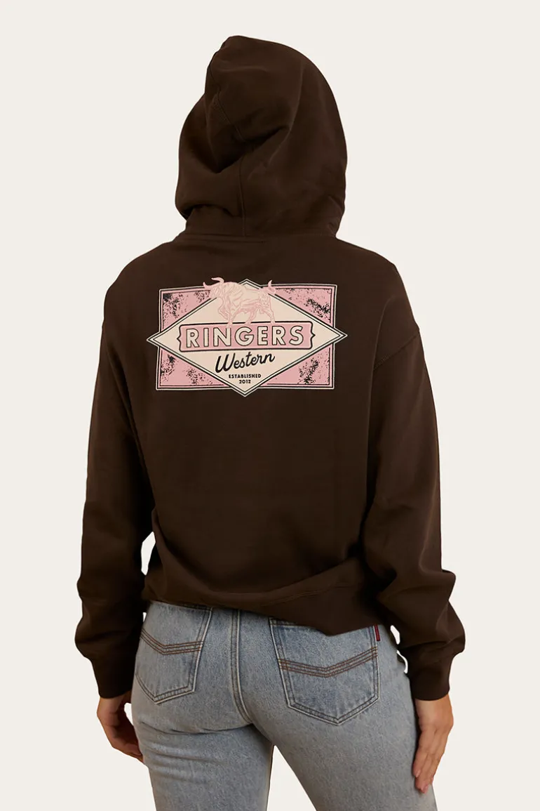 Hometown Womens Pullover Hoodie - Charcoal
